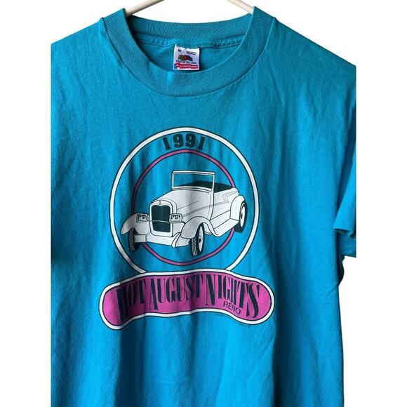 Vintage RARE 1991‎ Hot August Nights Classic Car Show Reno, Nevada T-Shirt - M - Picture 4 of 9